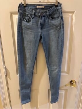 Levi's 535 Super Skinny Light Blue Jeans size 26